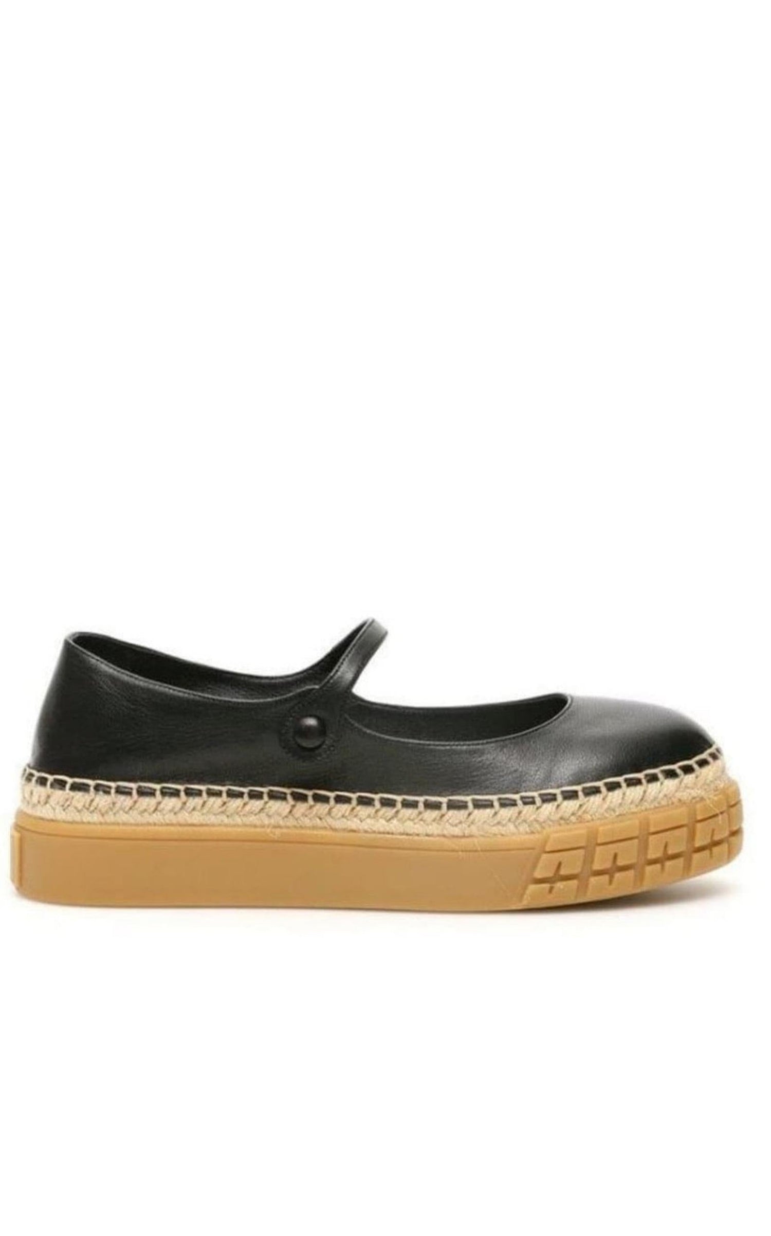 Prada Platform Mary Janes Leather Shoes