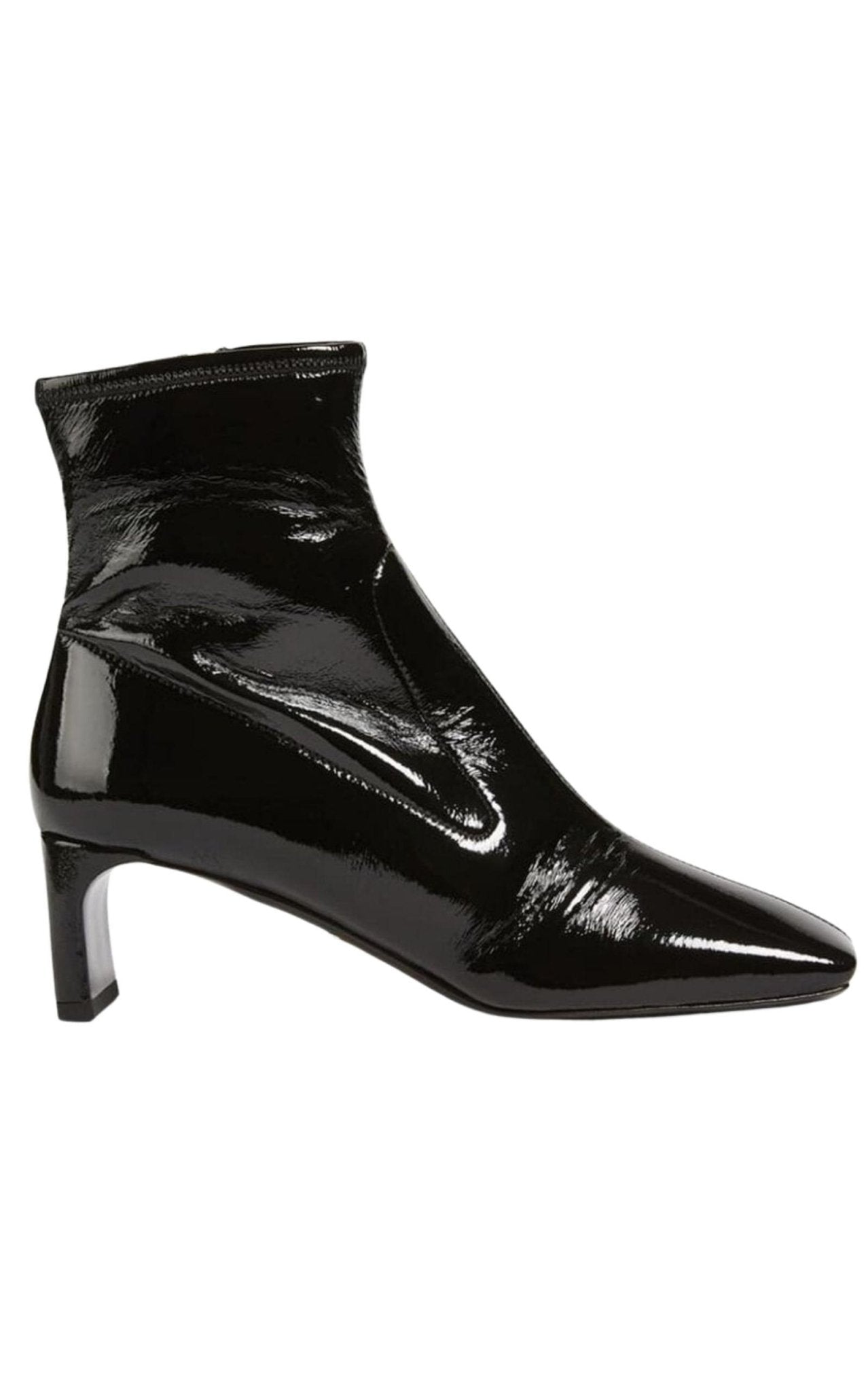 Prada Тechnical Patent Leather Ankle Boots - Runway Catalog