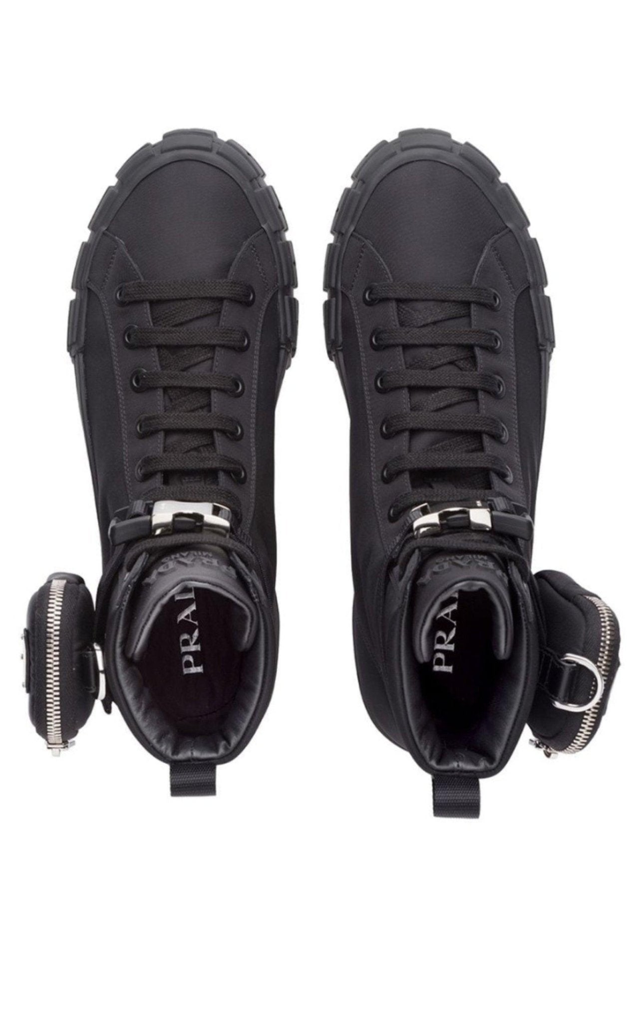 Prada Wheel High Top Sneaker - Runway Catalog