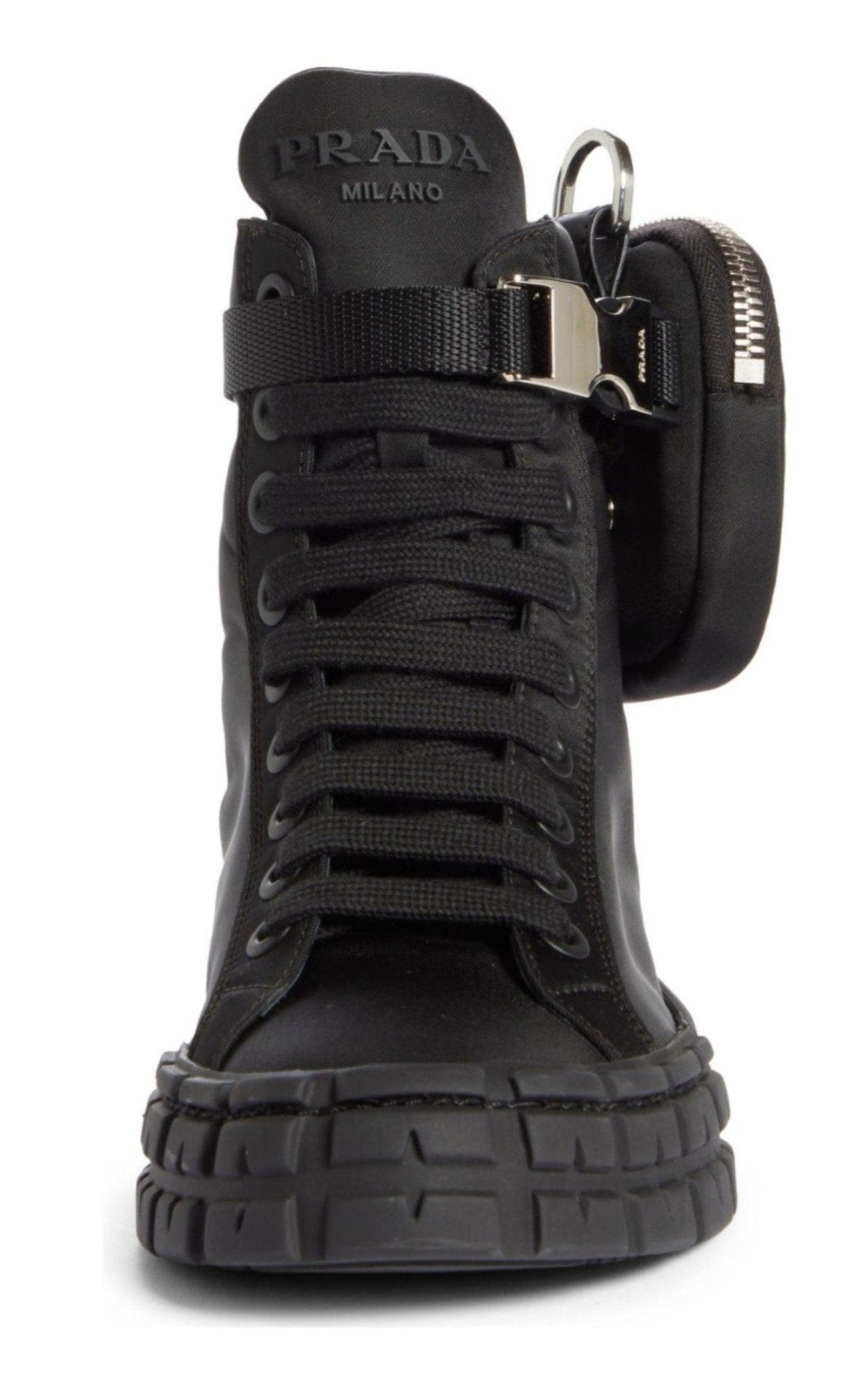 Prada Wheel High Top Sneaker - Runway Catalog