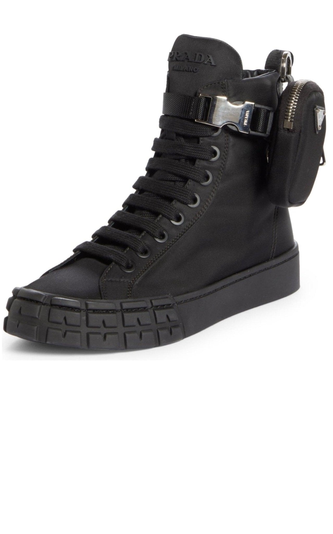 Prada Wheel High Top Sneaker - Runway Catalog
