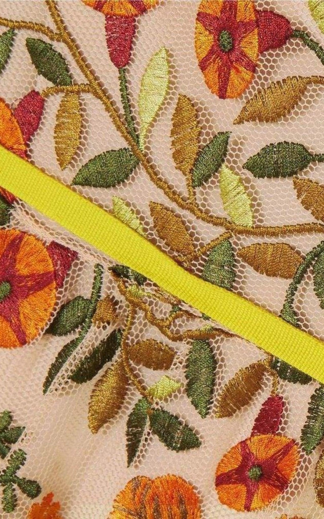 Red Valentino Embroidered Tulle Maxi Dress - Runway Catalog