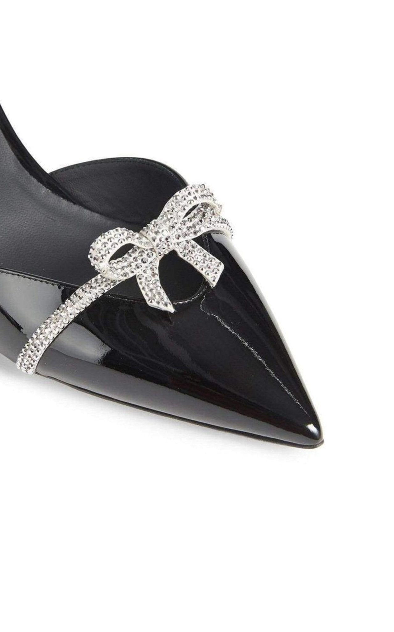 Rene Caovilla Fiocchina Patent Leather Slingback Pumps - Runway Catalog