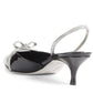 Fiocchina Patent Leather Slingback Pumps Rene Caovilla