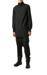 Black Cotton Island Shirt Rick Owens