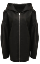 Black Peter Leather Jacket Rick Owens