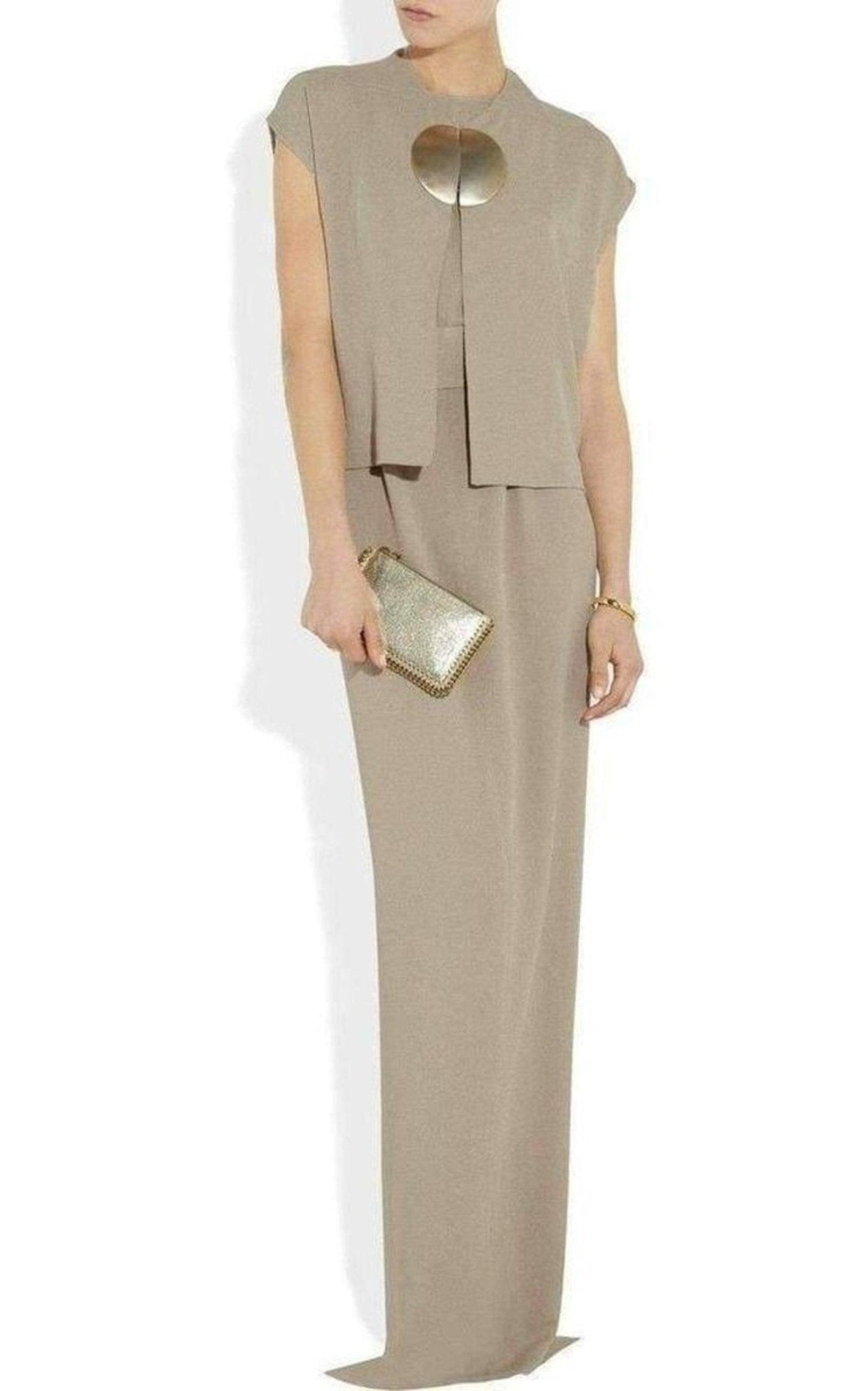 Rick Owens Dagger Mantlette Silk - crepe Jacket - Runway Catalog