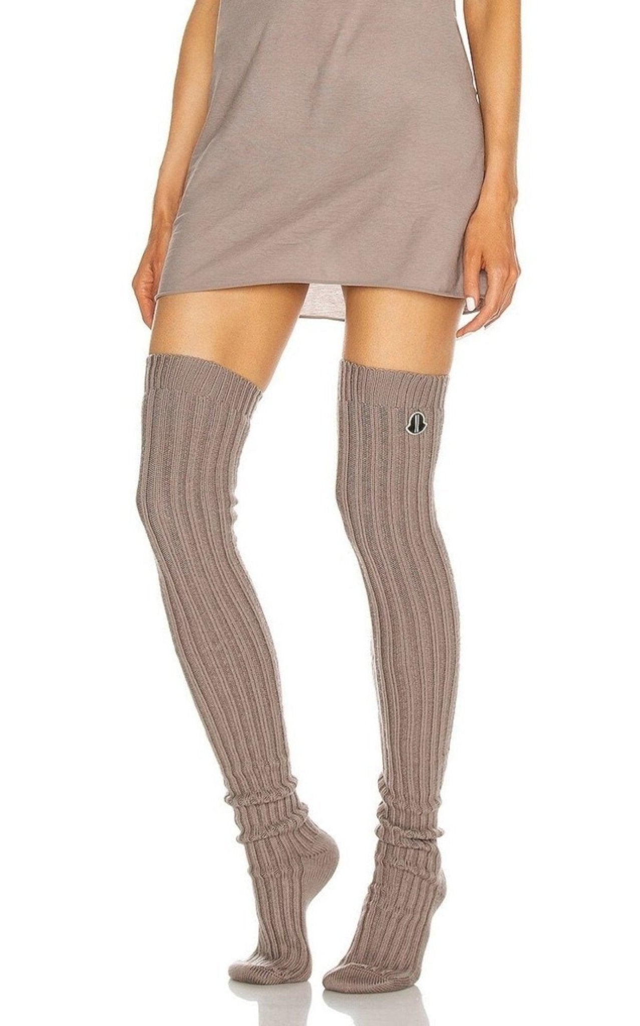 Rick Owens Thigh - High Wool Stockings - Runway Catalog