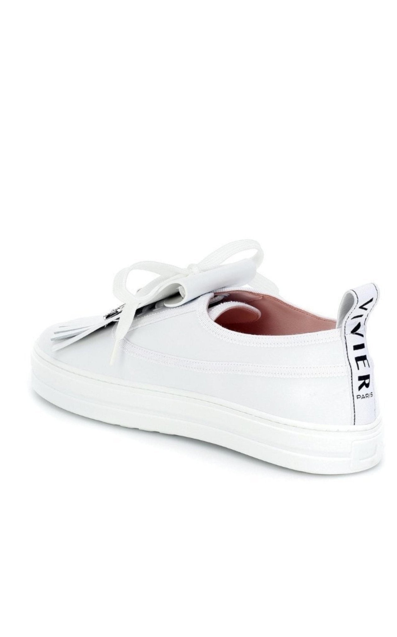 Roger Vivier Call Me Vivier Leather Jewel Sneakers - Runway Catalog