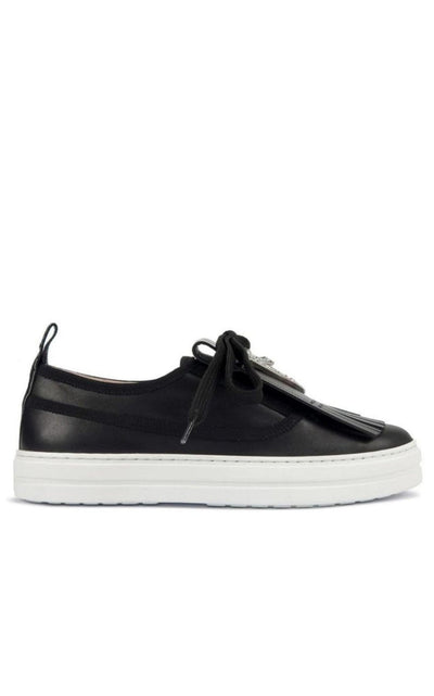 Roger Vivier Call Me Vivier Leather Sneakers - Runway Catalog