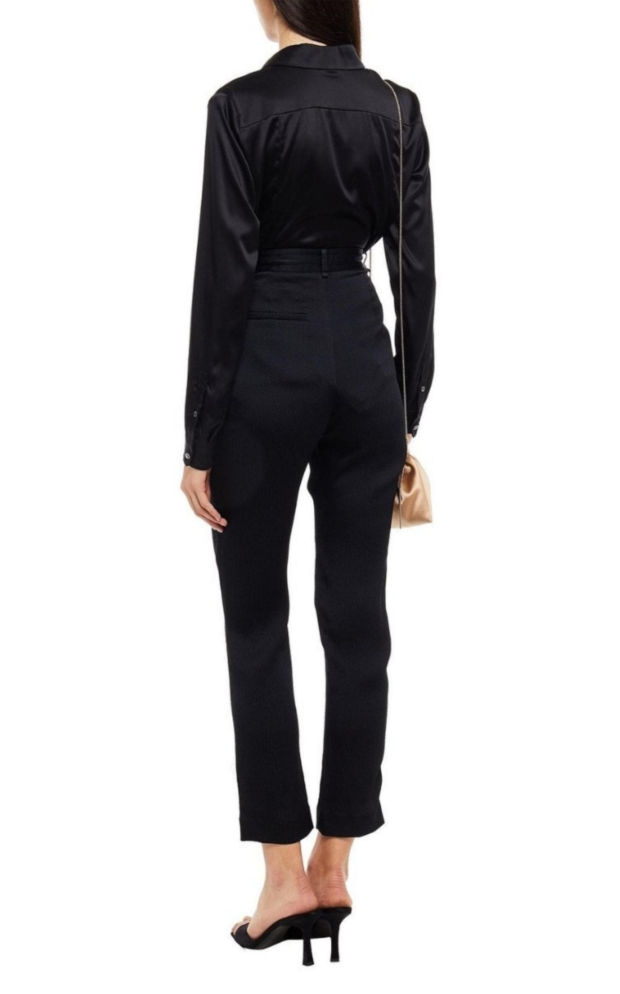 Roland Mouret Pleated Silk Pants - Runway Catalog