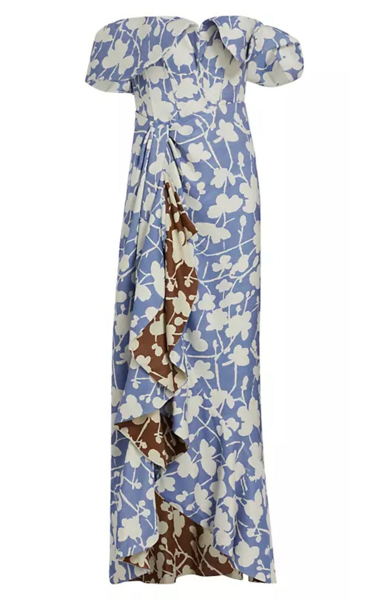 Rosie Assoulin Floral Off The Shoulder Dress - Runway Catalog