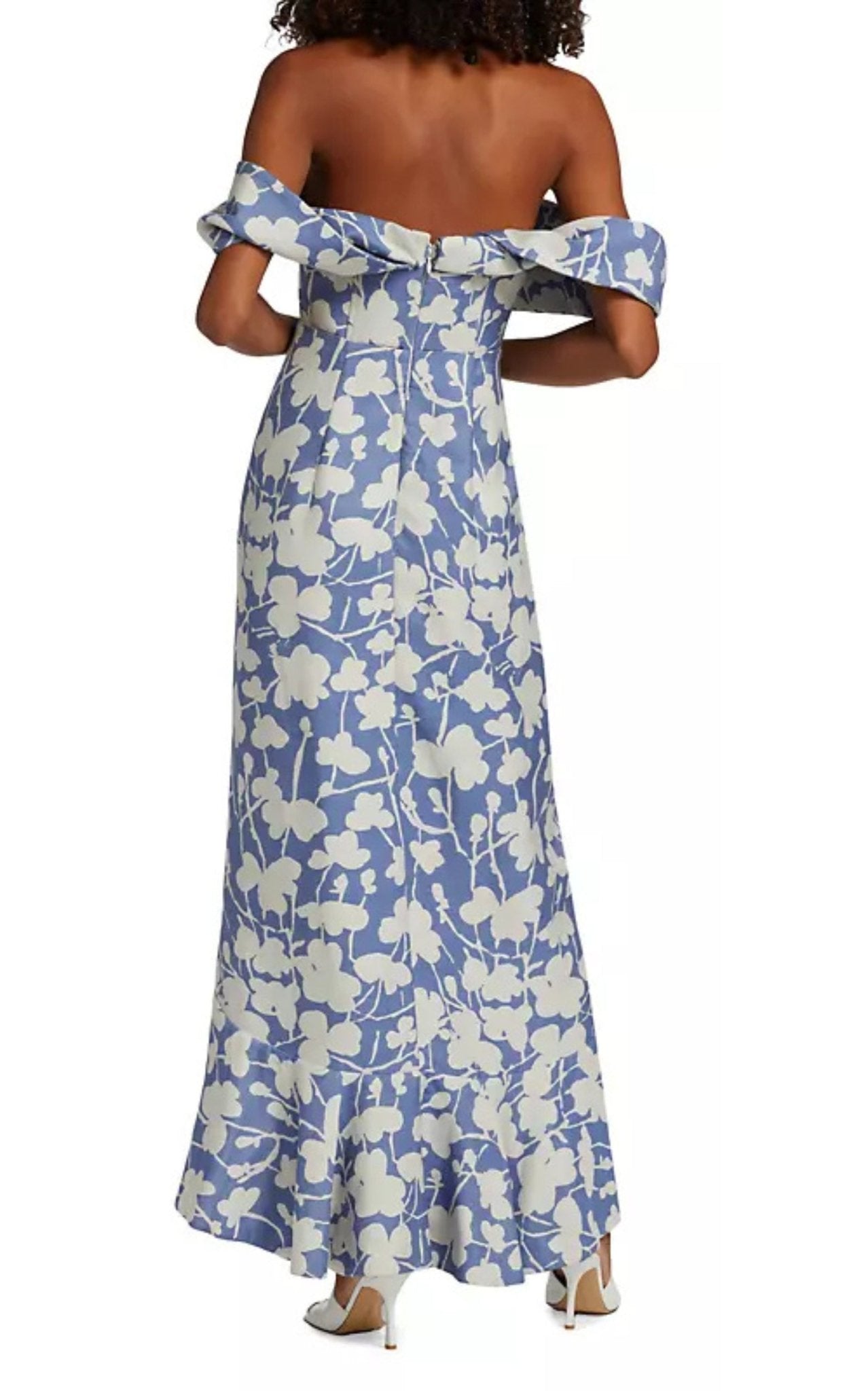 Rosie Assoulin Floral Off The Shoulder Dress - Runway Catalog