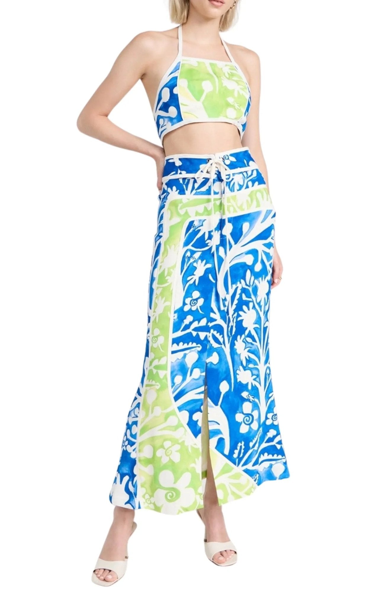 Rosie Assoulin Rosie Assoulin O’Delia Midi Skirt in Multi - Runway Catalog