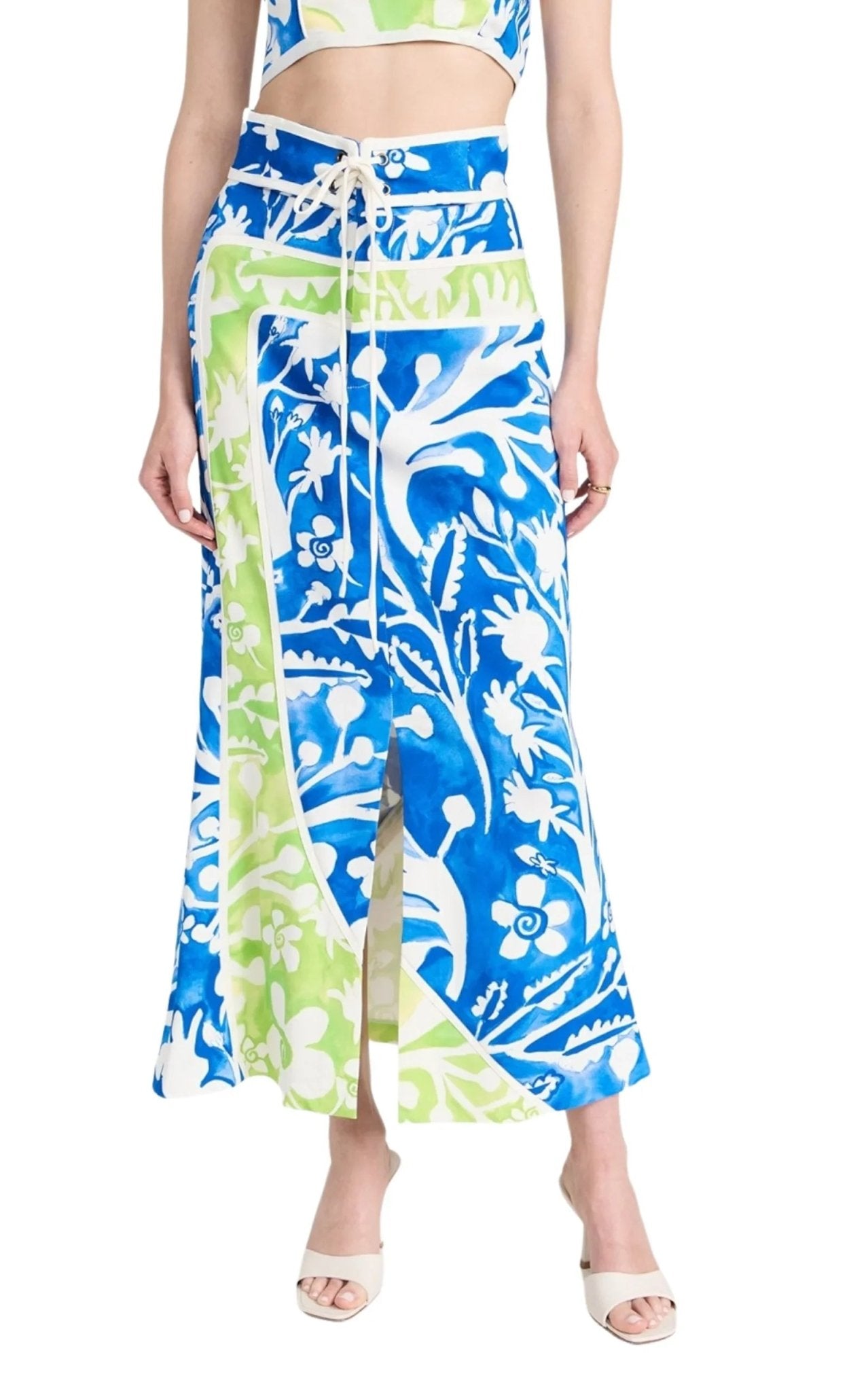 Rosie Assoulin Rosie Assoulin O’Delia Midi Skirt in Multi - Runway Catalog