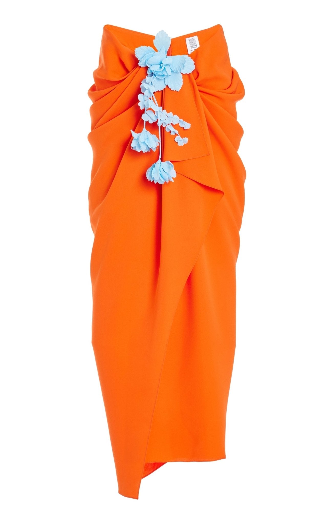 Rosie Assoulin Sarong Double Faced Georgette Skirt - Runway Catalog