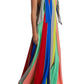 Silk Striped Halter Neck Grown Rosie Assoulin