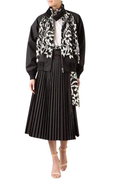 Sacai Broderie Anglaise Floral Cotton Jacket - Runway Catalog