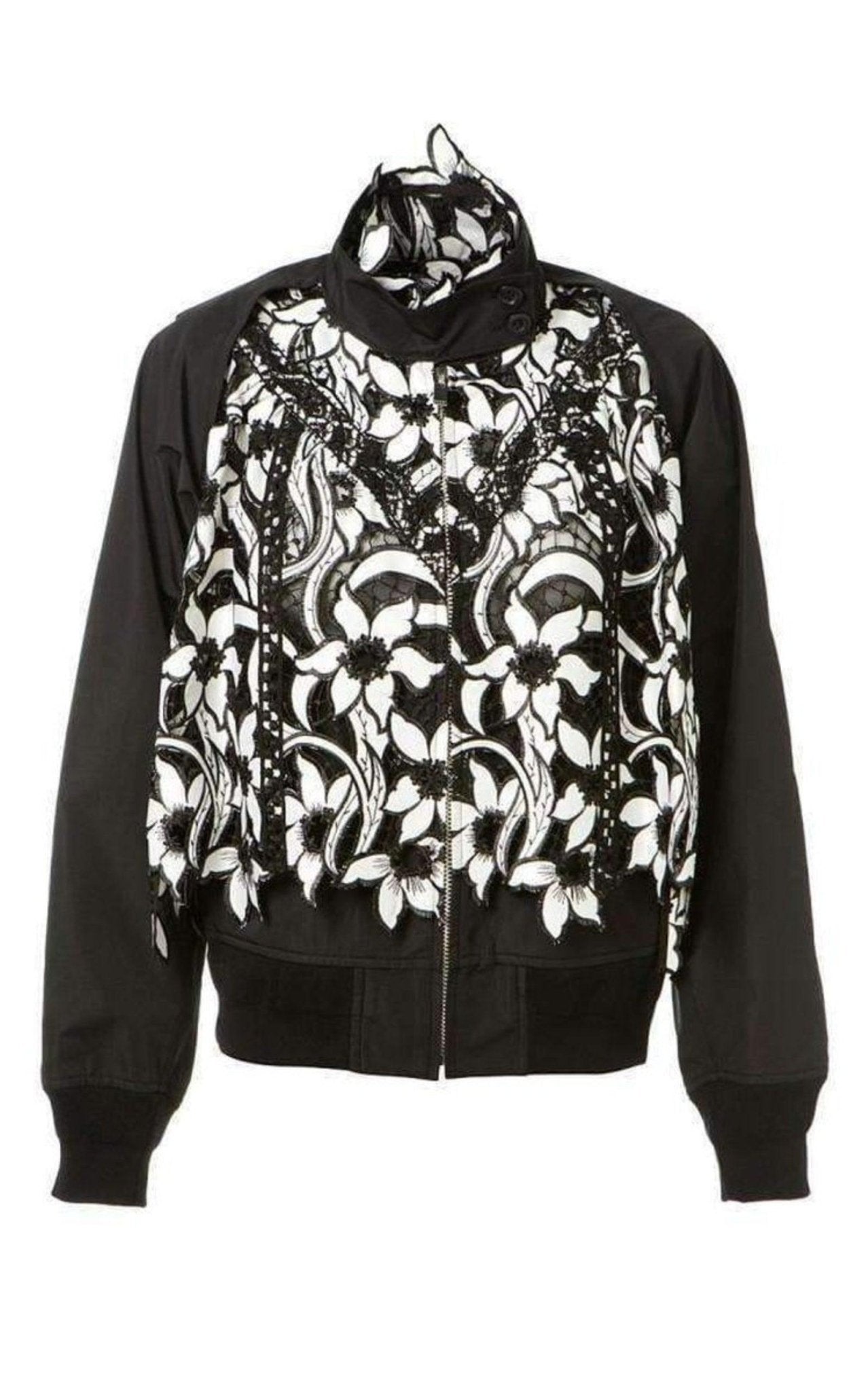 Sacai Broderie Anglaise Floral Cotton Jacket - Runway Catalog