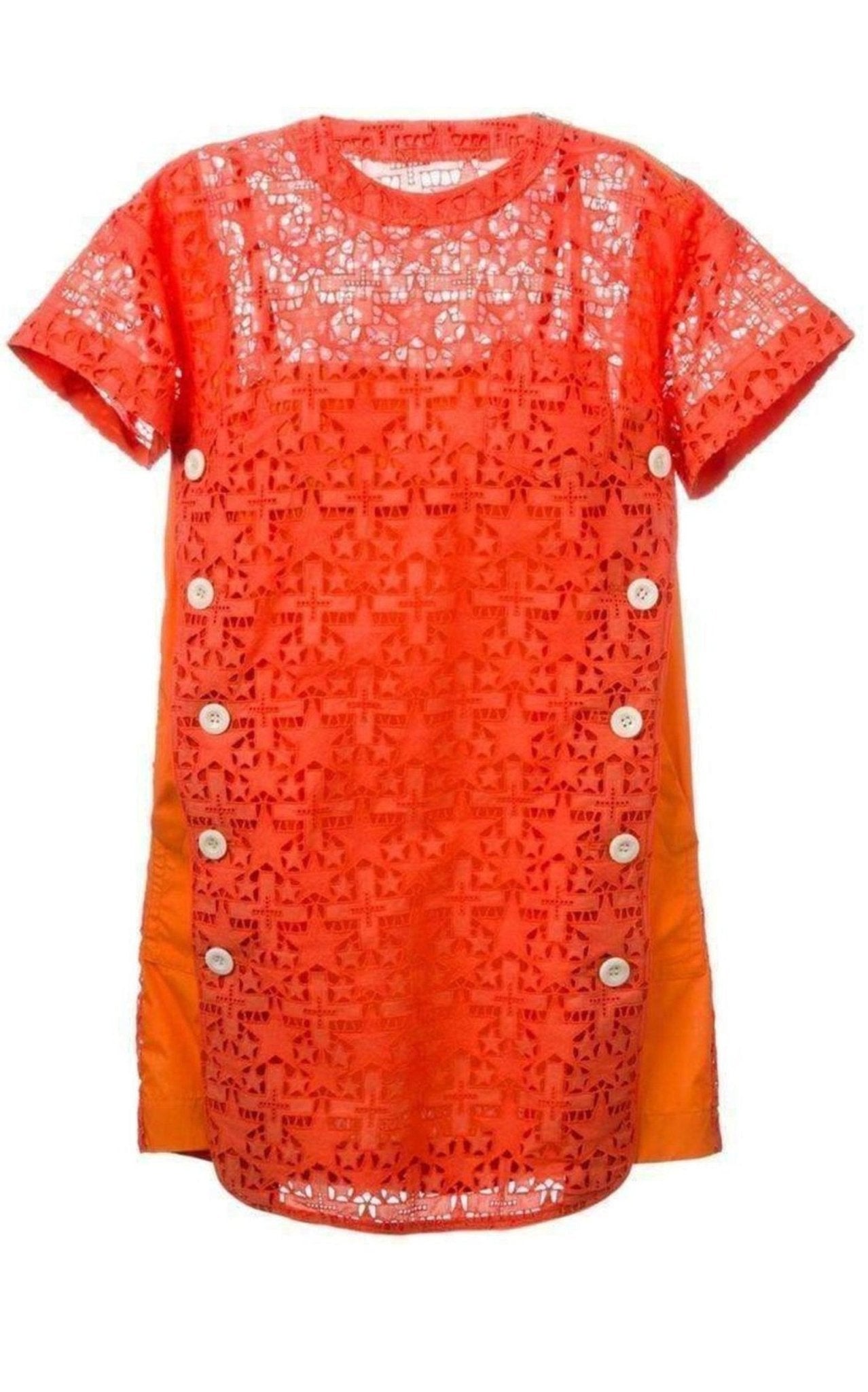 Sacai Lace Trim Sangallo Dress - Runway Catalog