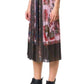 Souvenir Scarf Print Pleated Skirt Sacai