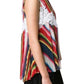 Striped Pleated Camisole Tank Top Sacai