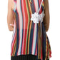 Striped Pleated Camisole Tank Top Sacai