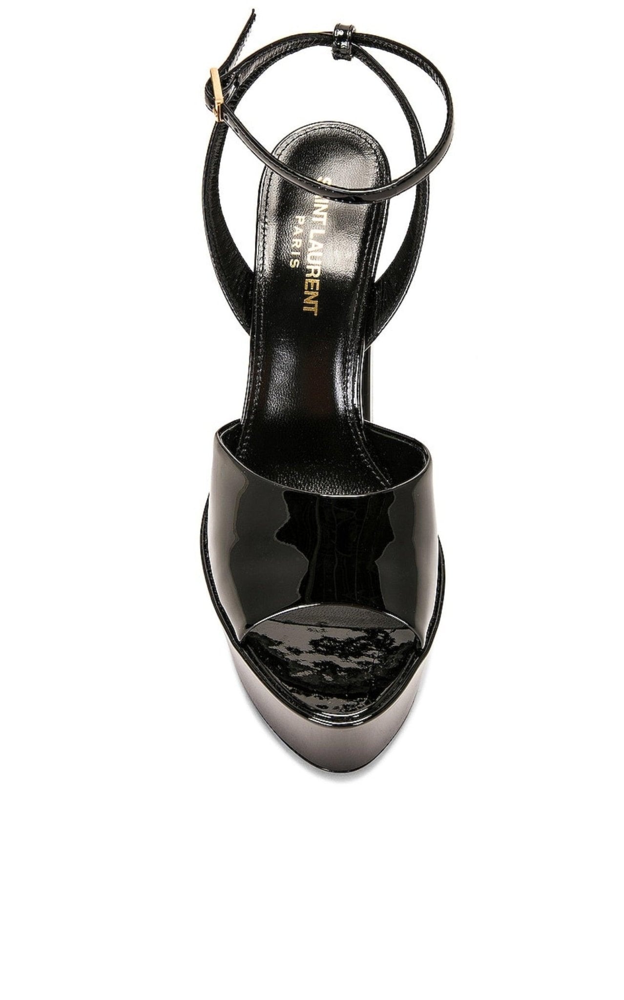 Saint Laurent Jodie Peep Toe Platform Heels Pump - Runway Catalog