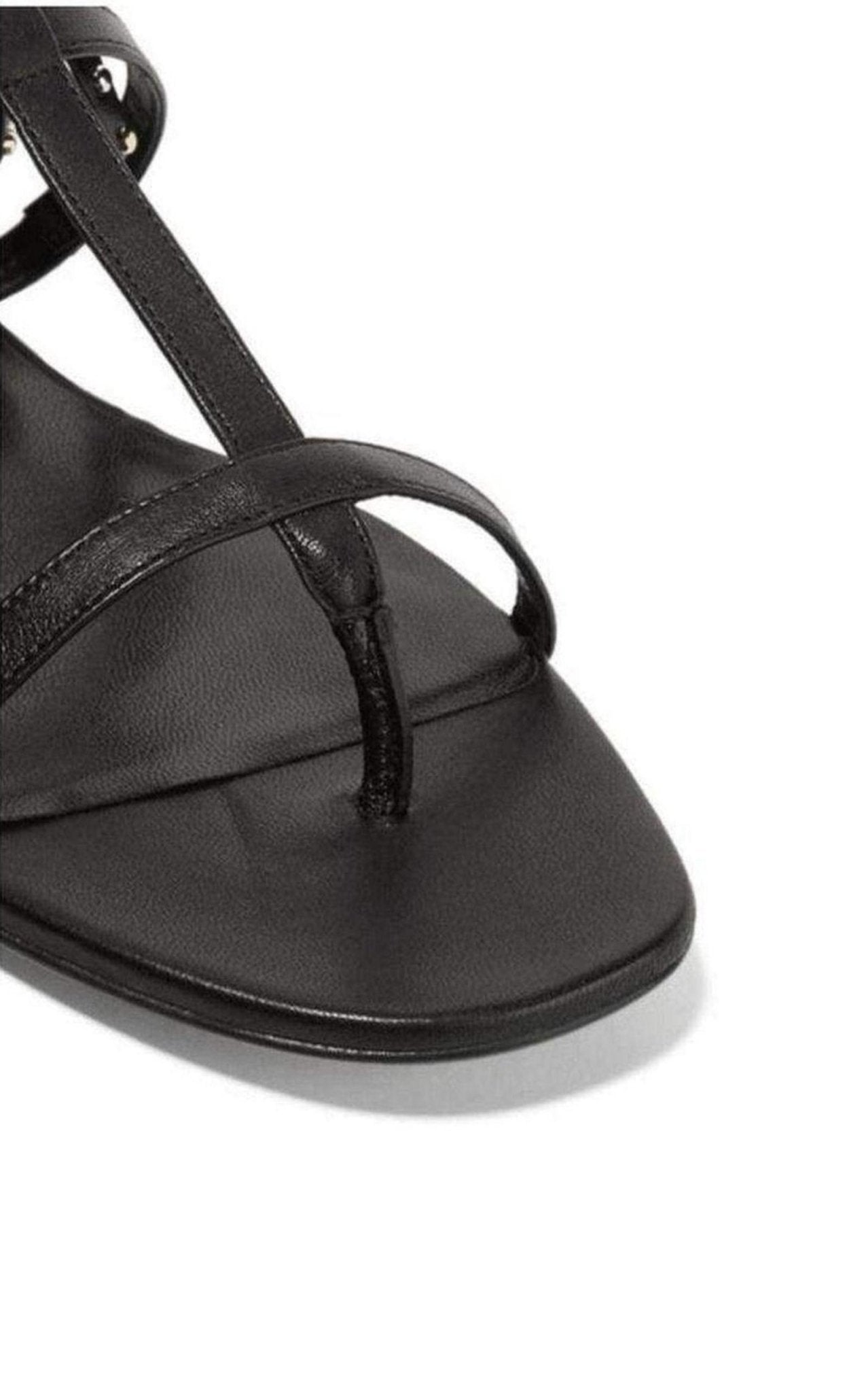 Saint Laurent Leather Fringe Sandals - Runway Catalog