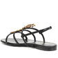 Metal Monogram Cassandra Sandals Saint Laurent