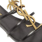 Metal Monogram Cassandra Sandals Saint Laurent