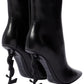 Opyum 105mm Leather Ankle boots Saint Laurent