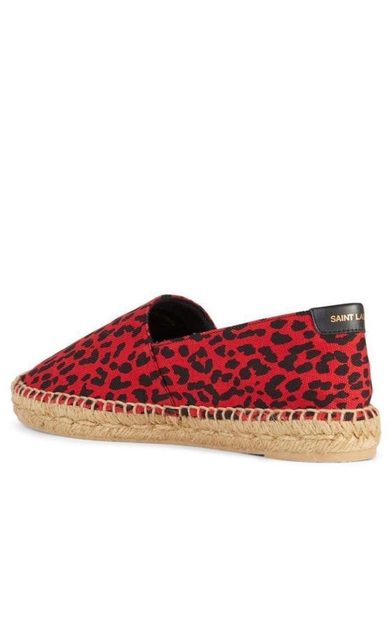 Saint Laurent Signature Leopard - Print Flat Espadrilles - Runway Catalog