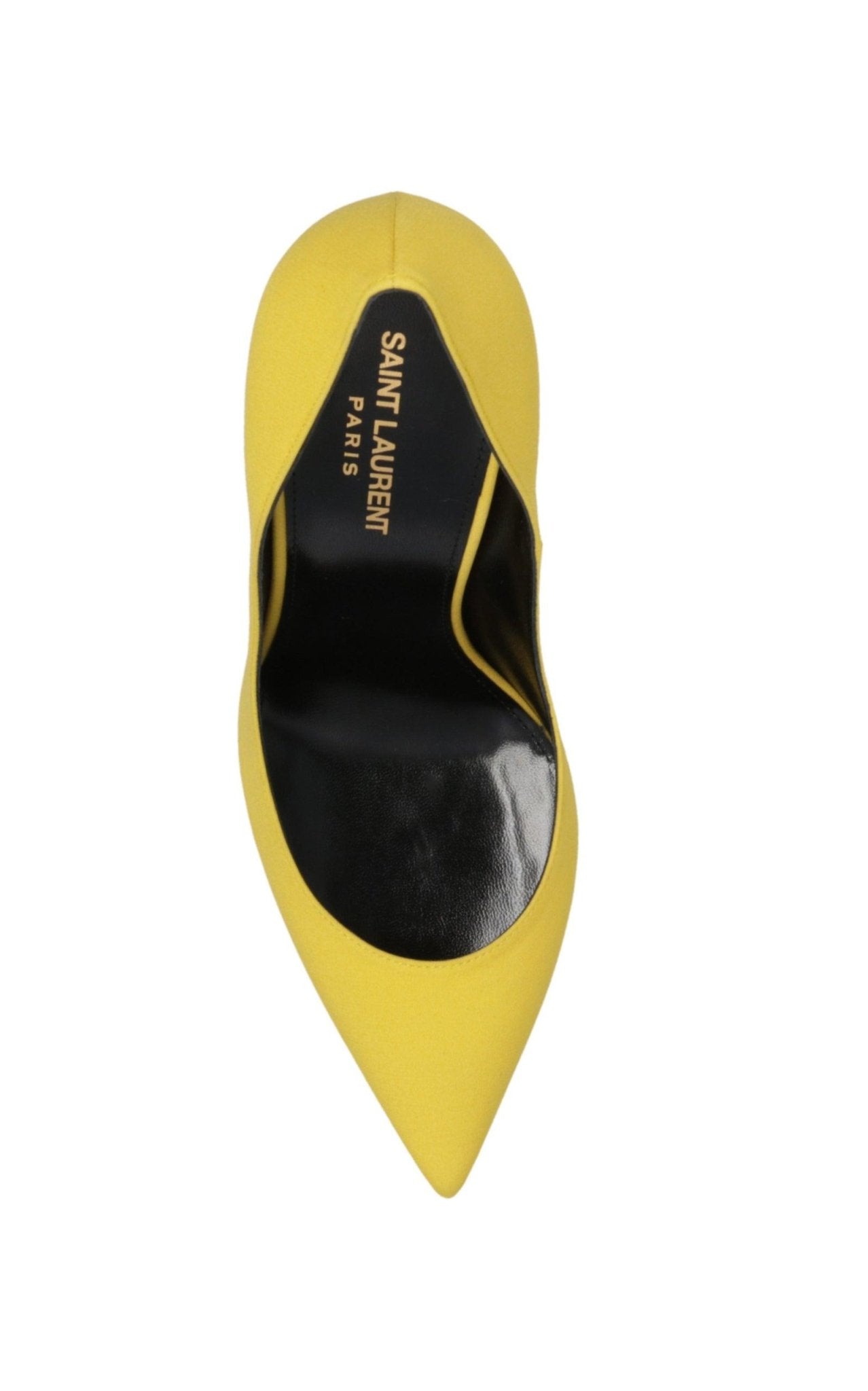Saint Laurent Yellow ‘ZOE’ Stiletto Pump - Runway Catalog