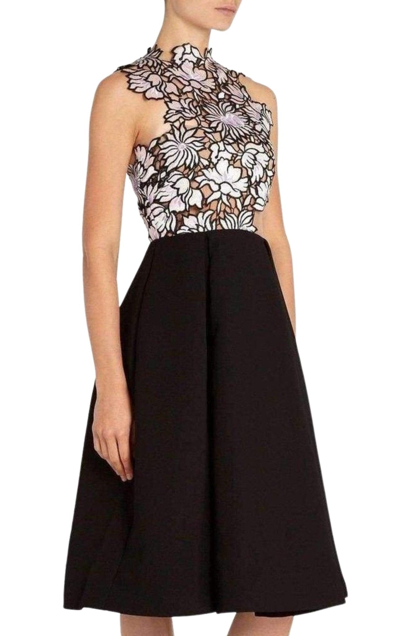 Self - Portrait Lilac Guipure Dress - Runway Catalog