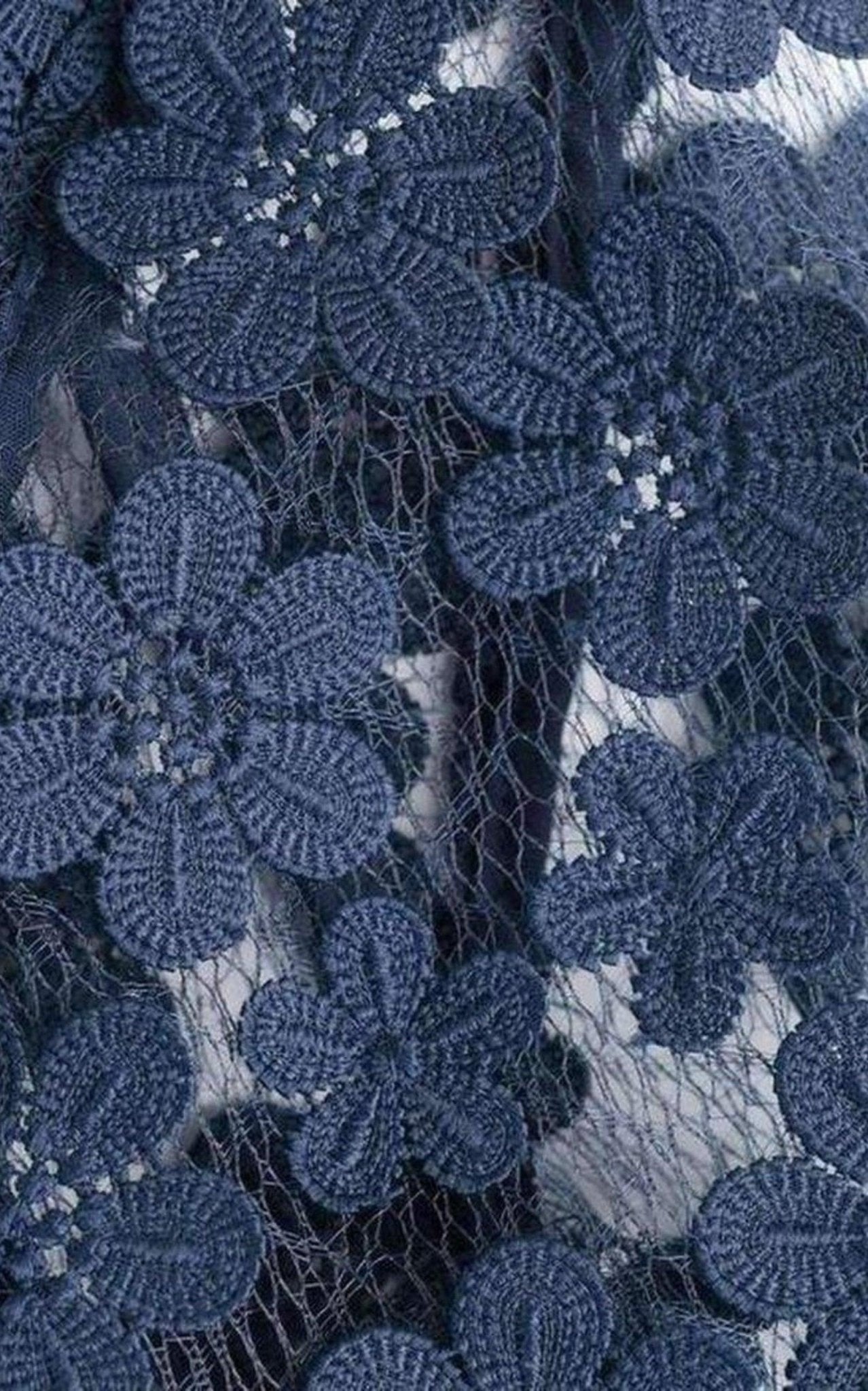 Self - Portrait Overlay Lace Maxi Dress - Runway Catalog