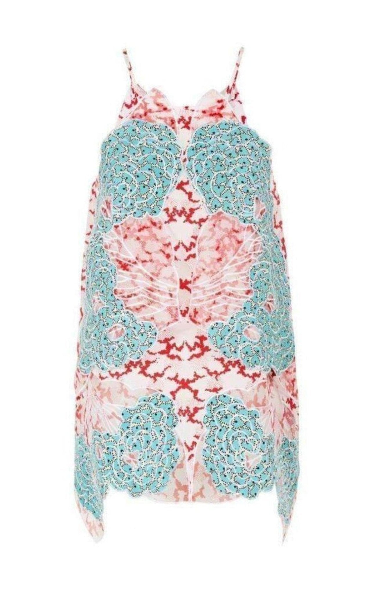 Stella McCartney Applique Silk Collen Sleeveless Blouse - Runway Catalog