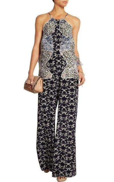 Stella McCartney Applique Silk Jumpsuit - Runway Catalog