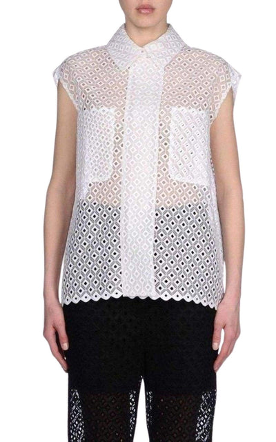 Stella McCartney Cutwork Embroidery Erne Blouse - Runway Catalog