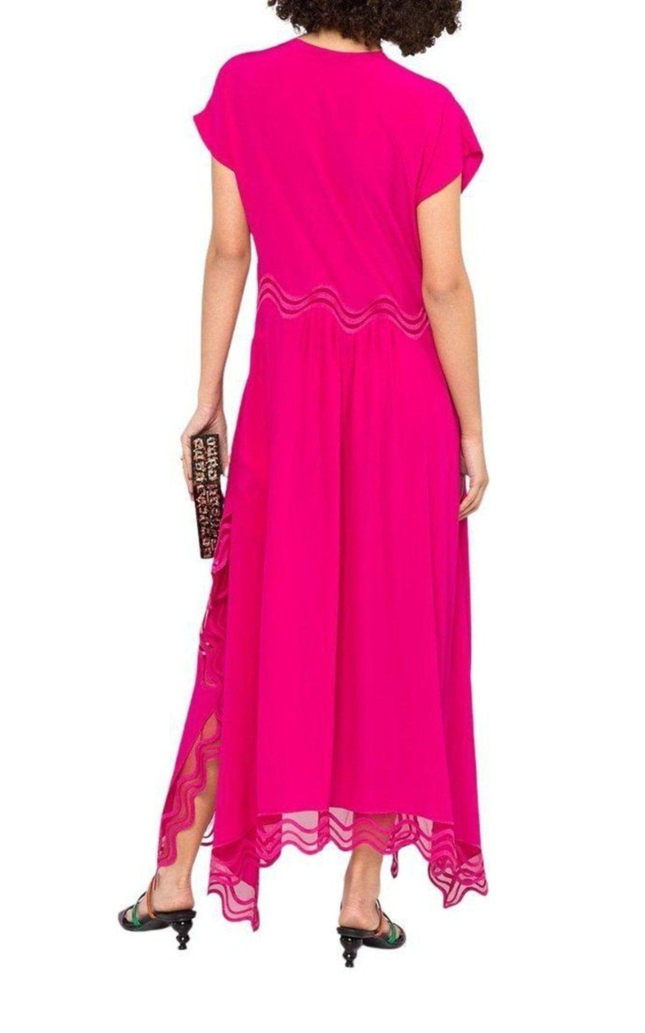Stella McCartney Orla Silk Dress in Pink - Runway Catalog