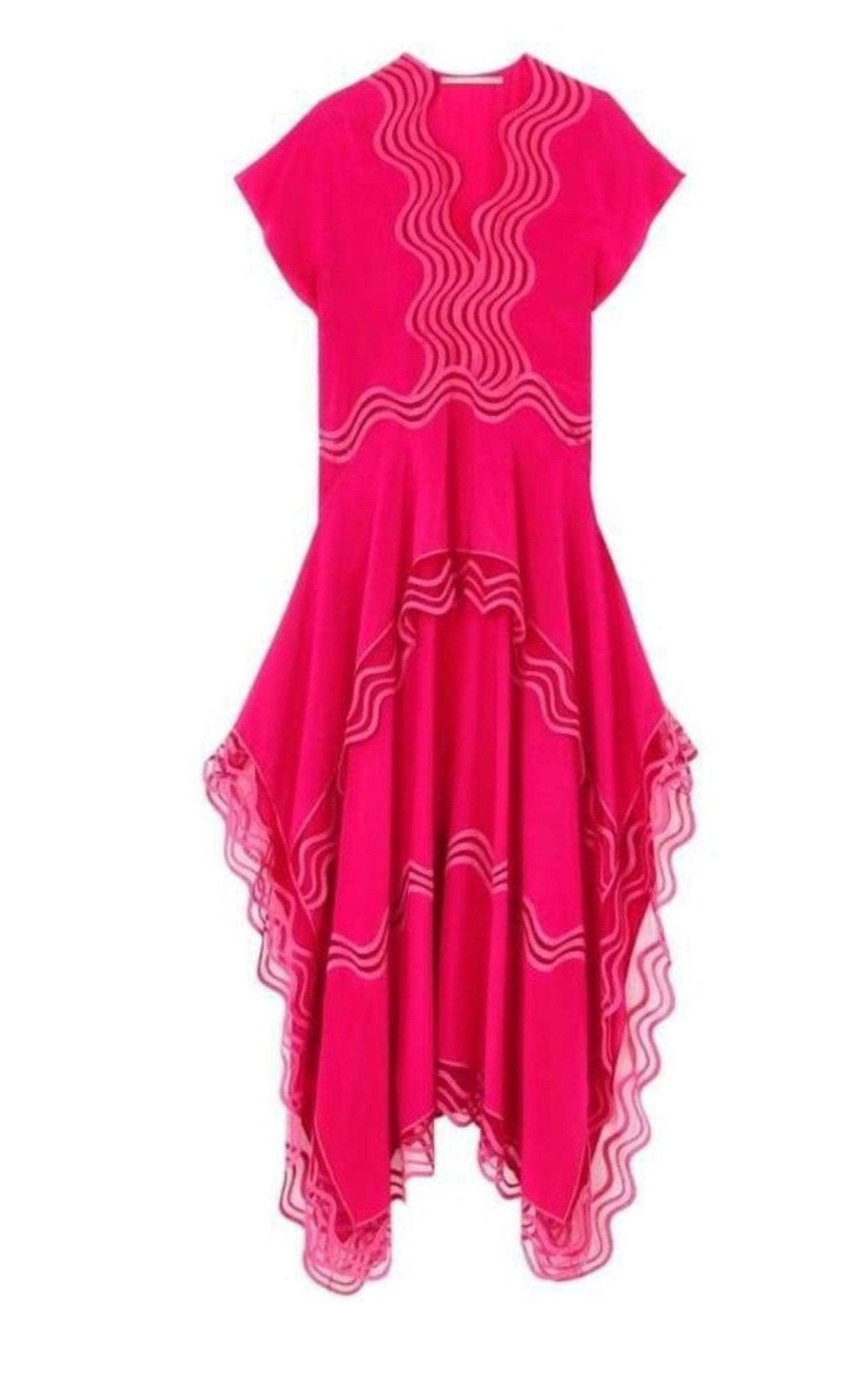 Stella McCartney Orla Silk Dress in Pink - Runway Catalog