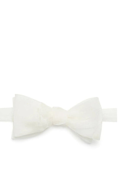 Title of Work by Jonathan Meizler Silk Chiffon Bow Tie - Runway Catalog