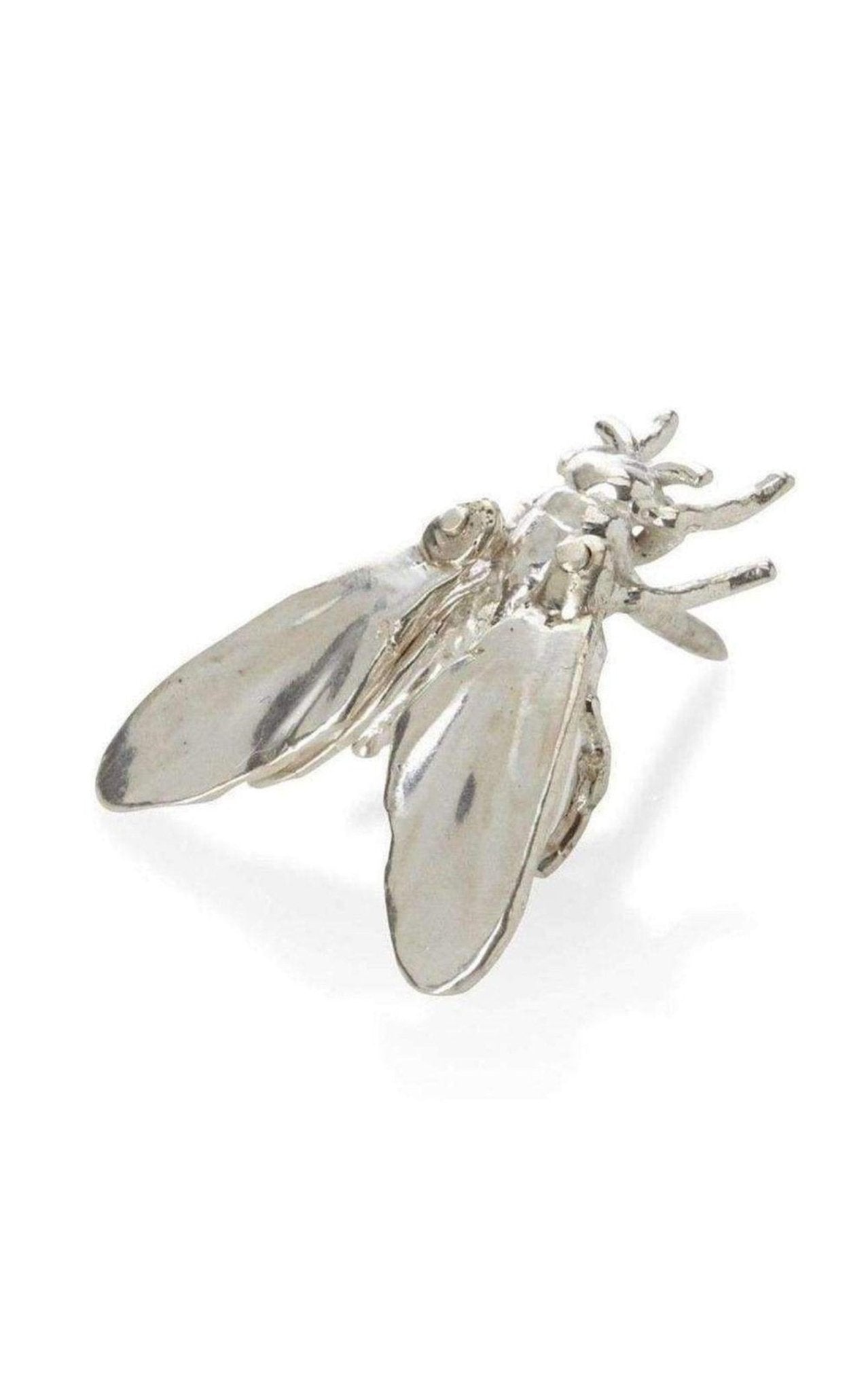 Title of Work by Jonathan Meizler Sterling Silver Fly Pin - Runway Catalog