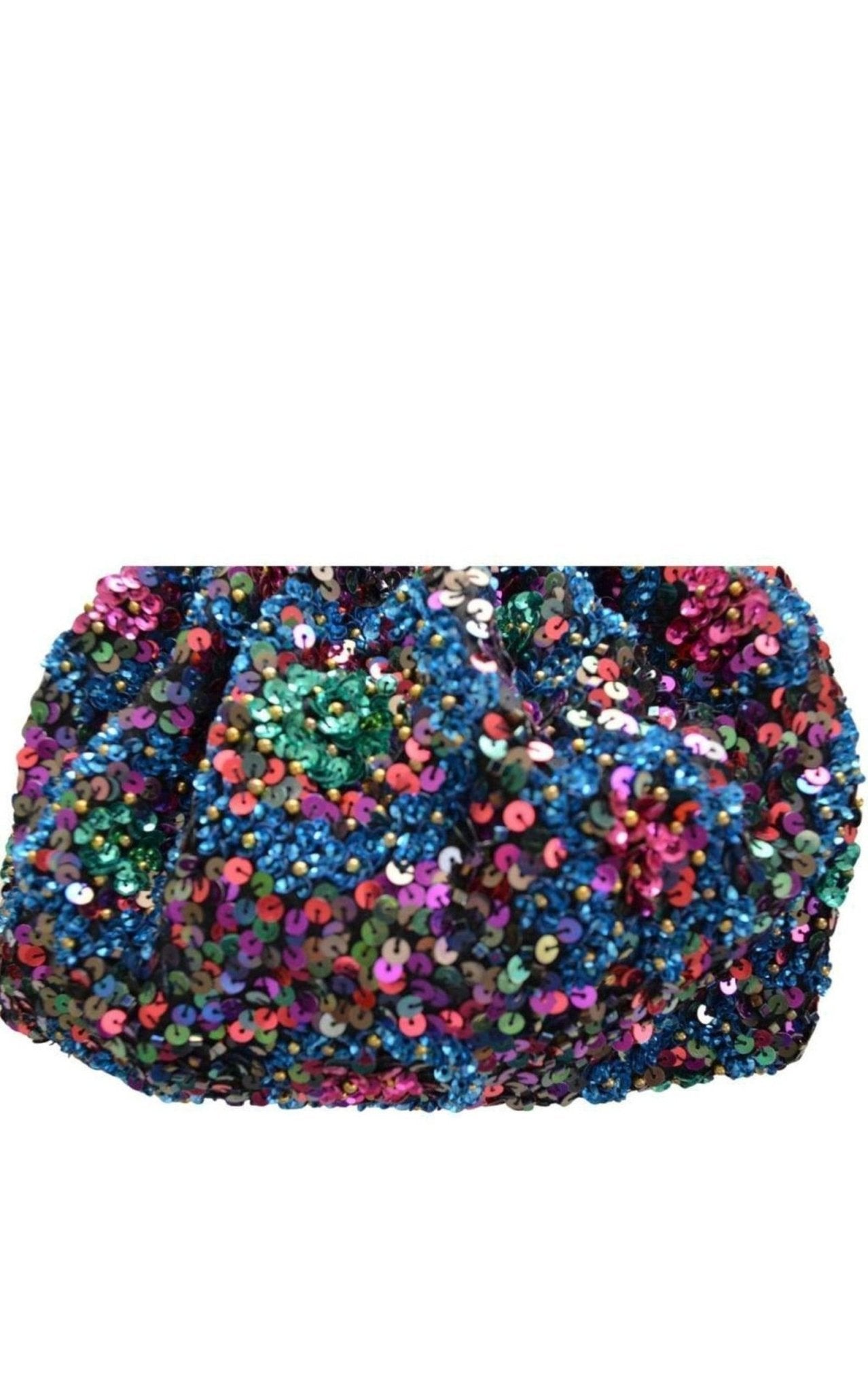 Valentino Bebop Loop Sequin Clutch - Runway Catalog