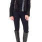 Black Astrakhan Lamb Fur Karakul Biker Jacket Valentino