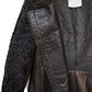 Black Astrakhan Lamb Fur Karakul Biker Jacket Valentino