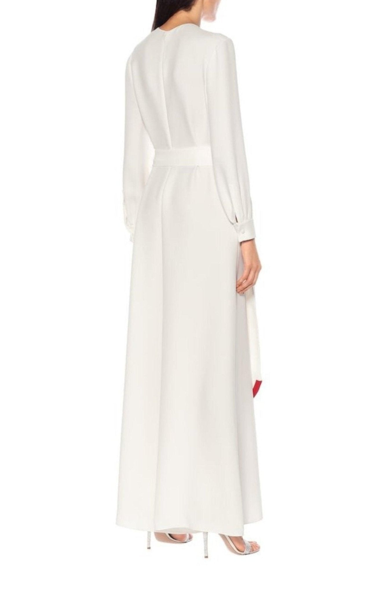 Valentino Long Couture Silk Cady Jumpsuit - Runway Catalog