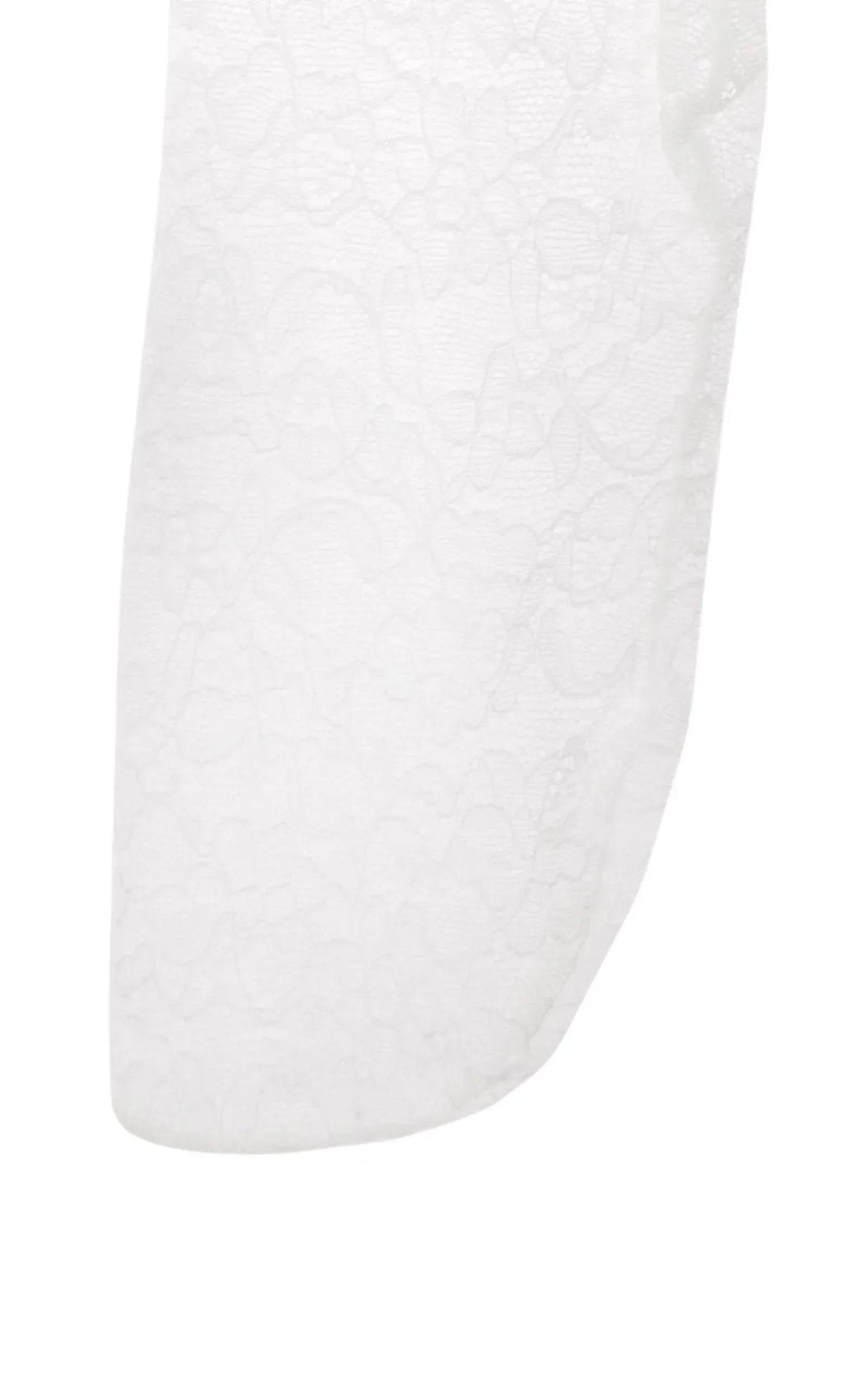 Valentino White 'Chez Valentino' Lace Tights - Runway Catalog