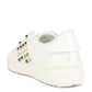 White Leather Rockstud Sneakers Valentino