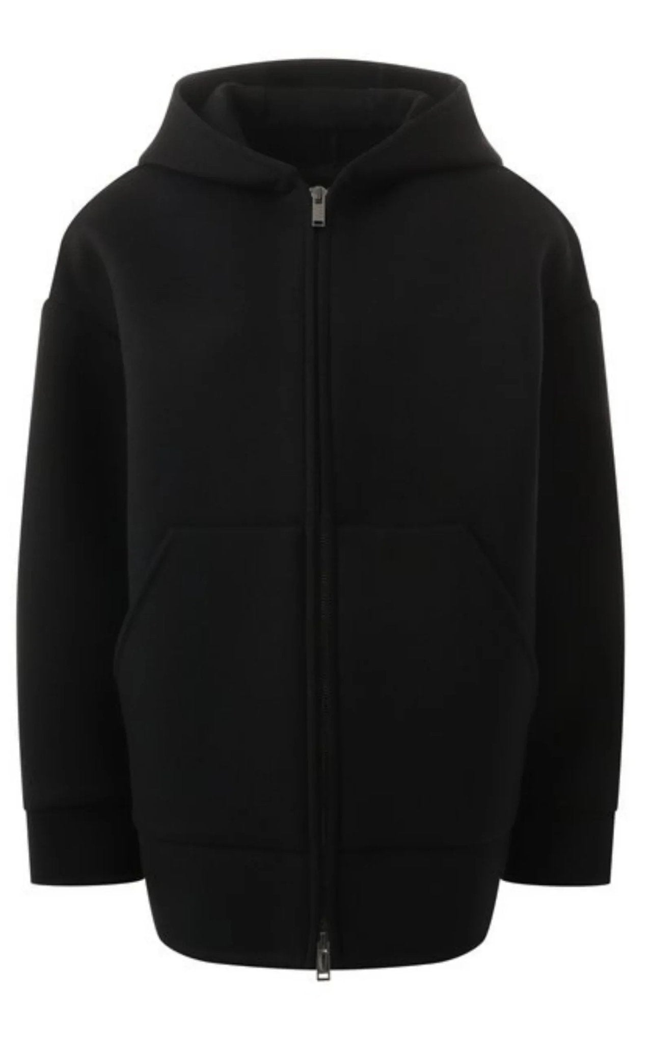 Valentino Zip - Up Drop Shoulder Hoodie Jacket - Runway Catalog